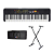 YAMAHA KIT TECLADO PSR-F52 (ACOMPANHA ESTANTE E CAPA) - Imagem 1