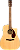 Violão Fender CD140 SCE DREADNOUGHT Natural com Case - Imagem 1