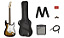 Kit Guitarra Fender Squier Stratocaster Sunburst + Amplificador Frontman 10G + Acessórios - Imagem 1