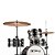 ODERY BATERIA CAFE-KIT-BLA BLACK ASH - Imagem 2