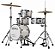 ODERY BATERIA CAFE-KIT-WHA WHITE ASH - Imagem 1