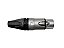WIRECONEX PLUG XLR  FEMEA LINHA WC 1003 FL BK - Imagem 1