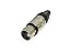WIRECONEX PLUG XLR  FEMEA LINHA WC 1003 FL BK - Imagem 2