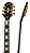 EPIPHONE GUIT LES PAUL CUSTOM EBONY - Imagem 4
