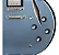 EPIPHONE GUIT SEMI ACUST DG-335 DAVE GROHL BLUE - Imagem 4