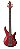 YAMAHA BAIXO TRBX 305 CAR RED - Imagem 1