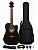 KLASS VIOLAO FOLK KE380 BK ELET PRETO + KIT - Imagem 1