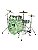 CUSTOM SOUND BATERIA ACRILICA CSDACRIL01 VERDE - Imagem 1