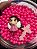 kit de biscuit com bola rosa chichete irizada - Imagem 1