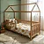Mini Cama Infantil Em Madeira Maciça Eucalipto - Imagem 1