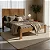 Cama Casal 100% Madeira Maciça Lara Castanho - Imagem 2