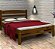 Cama Casal Em Madeira Maciça Eucalipto - Imagem 1