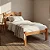 Cama Solteiro Vitória - Madeira Maciça - Rústico - Imagem 2