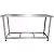 MESA TOTAL INOX 140X70CM SPOLU 9485 INOX - Imagem 1