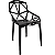 CADEIRA PLASTICA IMIN PIXEL PRETA - Imagem 1