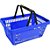 CESTINHA DE COMPRAS AMAPA PLASTICA AZUL - Imagem 1