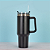 Caneca garrafa copo Térmica 1200ml  Estilo Capacidade Generosa Canudo Plástico prática - Imagem 3