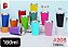 160ML  CX100   Garrafa Água Squeeze 160ml Térmica Inox Colorida Academia Escola Com Estampa - Imagem 1