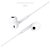 Novo  Fone I12 Branco De Ouvido Com Fio/Microfone Pop Up Window Fone Lightning iPhone /iPad /iPod - Imagem 2