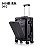 高级登机箱 Mala de Viagem Premium Quadrada C/ Abertura Frontal Estrutura em Alumínio Material PC Cadeado - Imagem 5