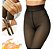 毛绒裤袜 均码 Meia-Calça Térmica Feminina Preta com Forro Peluciado de Lã–Quente, macio e Estilosa para o Inverno - Imagem 2