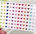 Adesivos de unhas corações coloridos pequenos 167-0167 - Imagem 1