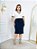Conjunto Moletinho Comfy Saia Midi c/ Fenda e Bolsos Laterais - Imagem 1