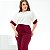 Conjunto Moletinho Texturizado Combinado Calça Pantalona com Bolsos + Blusa - Imagem 4