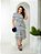 Vestido Moletinho Premium Listrado com Bolsos e Amarração na Cintura - Imagem 4