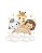 Estampa Digital DTF PuppyArt! Safari 4 - Imagem 1