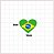 APLIQUE COPA Bandeira Coração - Imagem 3