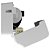 Dispenser c/ alavanca p/ toalha bobina branco - Brave - Nobre - Imagem 8
