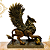 Estatua Griffin Animal - 18x7x15cm - Imagem 2