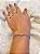Pulseira Olho Grego 2mm com Cristal - Imagem 1
