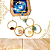Móbile de Pedras dos 7 Chakras 70cm - Dourado - Imagem 1