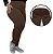 Calça Legging Plus Size Forrada/ Flanelada Feminina Grossa - Imagem 1