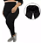 Calça Legging Plus Size Forrada/ Flanelada Feminina Grossa - Imagem 3