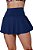 Short Saia em Poliamida Lisa Feminino Academia  Esporte Fitness - Imagem 2