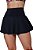Short Saia em Poliamida Lisa Feminino Academia  Esporte Fitness - Imagem 3