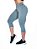 Calça Corsario Capri Em Poliamida Lisa Academia Fitness - Imagem 5