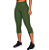Calça Corsario Capri Em Poliamida Lisa Academia Fitness - Imagem 2