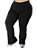 Calça Flare Plus Size/Cos Alto Poliéster - Imagem 1