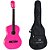 Violão Michael Acústico Nylon Antares VM19E Pink com Capa - Imagem 1