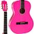 Violão Michael Acústico Nylon Antares VM19E Pink com Capa - Imagem 2
