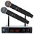Microfone sem fio duplo TSI-1200 UHF 96 Canais - Imagem 1