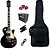 Kit Guitarra Les Paul Strinberg LPS230 Bk Preta - Imagem 1