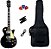 kit Guitarra Les Paul Strinberg LPS230 Bk Preta - Imagem 1