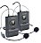 Microfone S/ Fio Karsect KRD200DH Auricular Duplo - Imagem 2