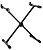 Suporte Teclado Musical ASK X10S Preto - Imagem 1