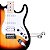 Kit Guitarra Michael Strato Com Efeitos GMS250 Vintage Sunburst - Imagem 2